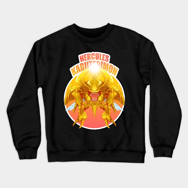 digimon hercules kabuterimon Crewneck Sweatshirt by DeeMON